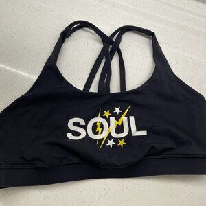 Lululemon x SoulCycle Energy Bra - Solid Black - Size 10
